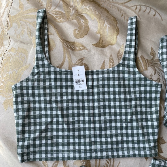 Green & White Gingham Set - NEW!! - Picture 2 of 8